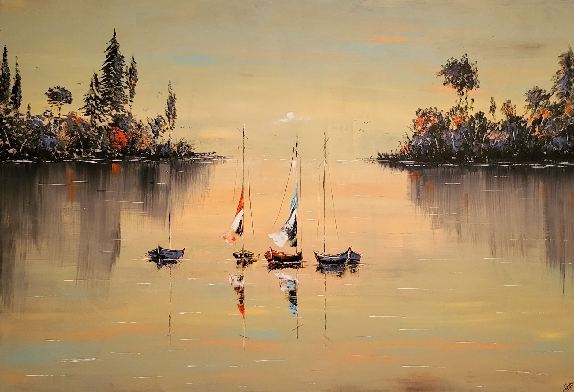 ArteDiAlina.com painting: Almost Winter